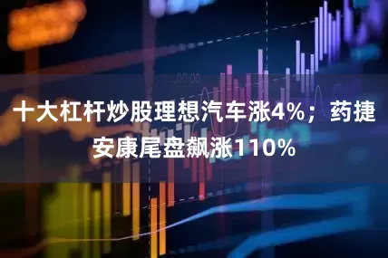 十大杠杆炒股理想汽车涨4%；药捷安康尾盘飙涨110%